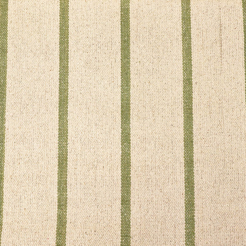 100% Cotton Furnishing Cotton Taupe and Green Stripe Fabric