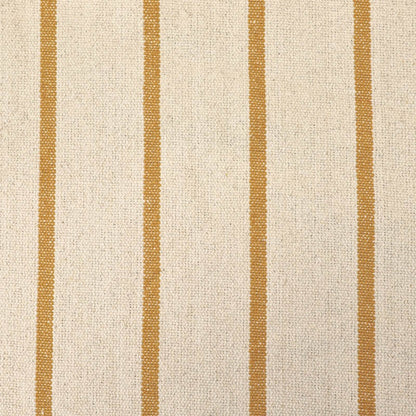 Heavy Weight Cotton - Mustard Yellow Stripe