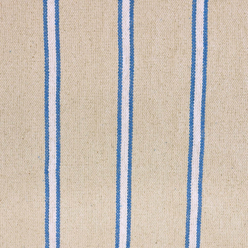 100% Cotton Blue and White Stripe Heavy Weight Ticking Fabric