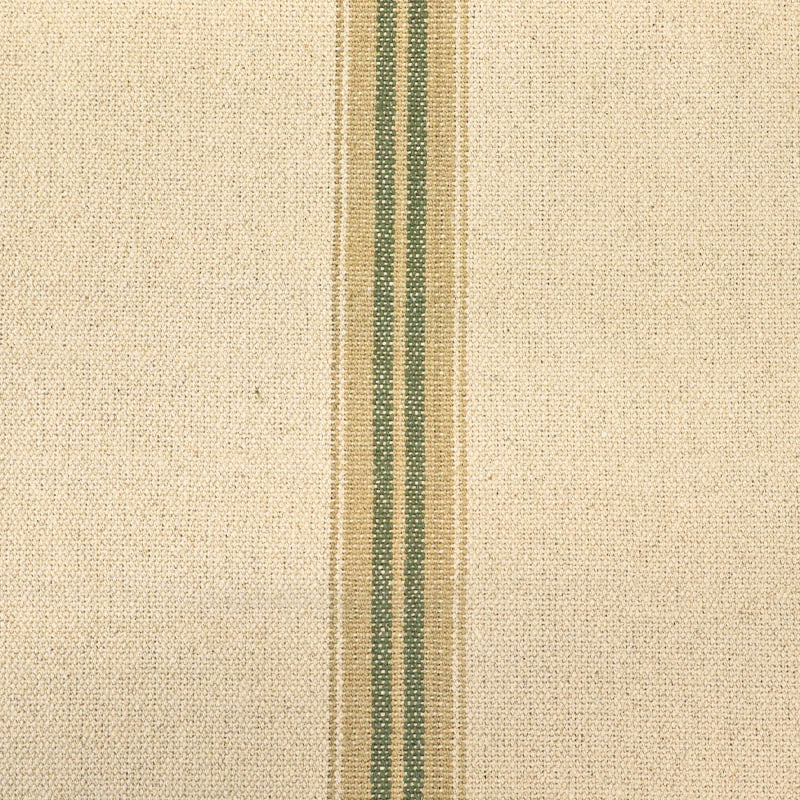 100% Cotton Green Ticking Stripe Fabric