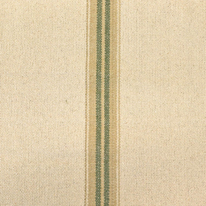Heavy Weight Cotton - Ticking Stripe - Green