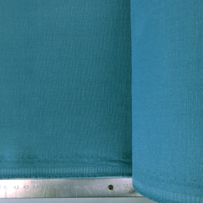 100% Cotton  Brushed Panama Fabric - Peacock Blue