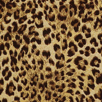 58% Cotton 32% Polyester 10% Acrylic Leopard Print Tapestry Fabric