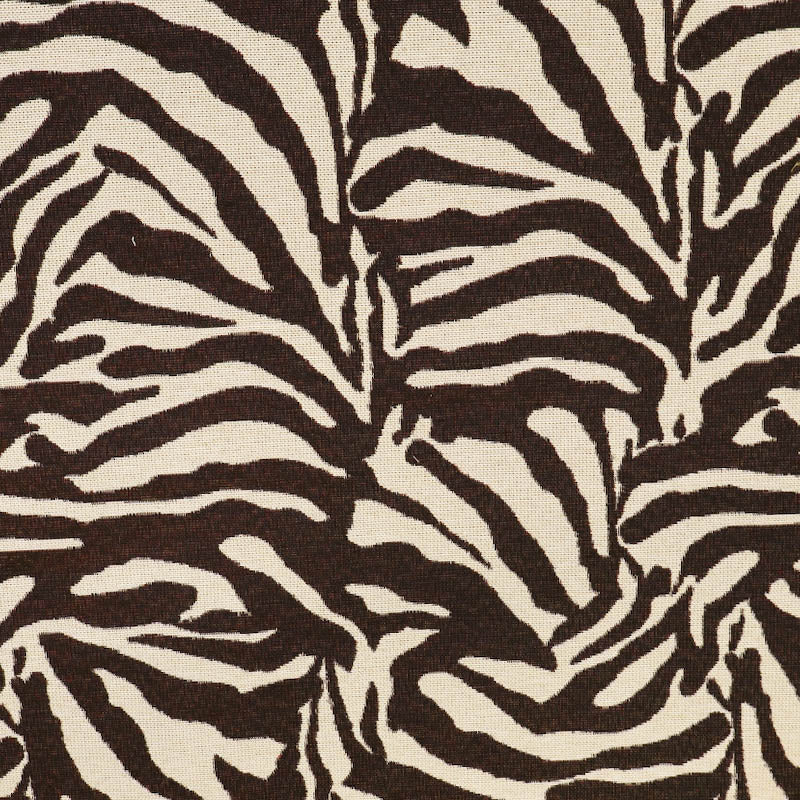 58% Cotton 32% Polyester 10% Acrylic
Zebra Print Tapestry Fabric in black and cream