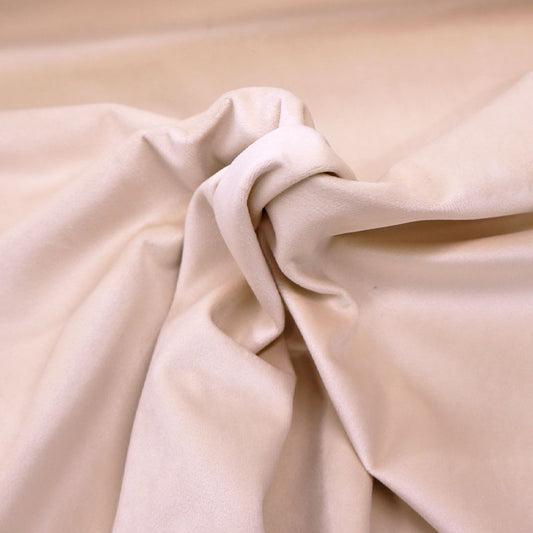 Home Furnishing Velvet - Cloud Cream