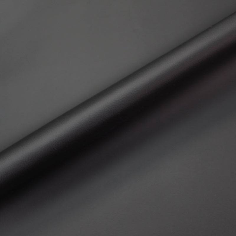 100% Polyurethane  Black Faux Leather Upholstery Fabric