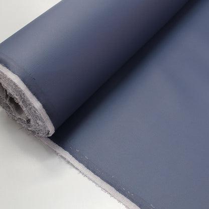 100% Polyurethane  Blue Faux Leather Upholstery Fabric