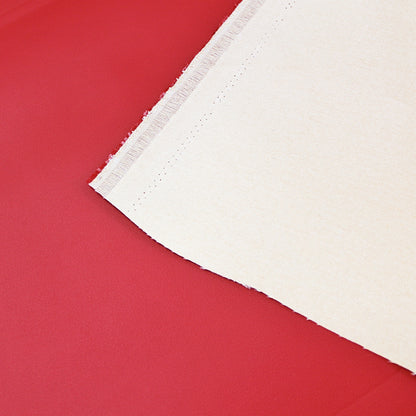 100% Polyurethane  Bright Red Faux Leather Upholstery Fabric