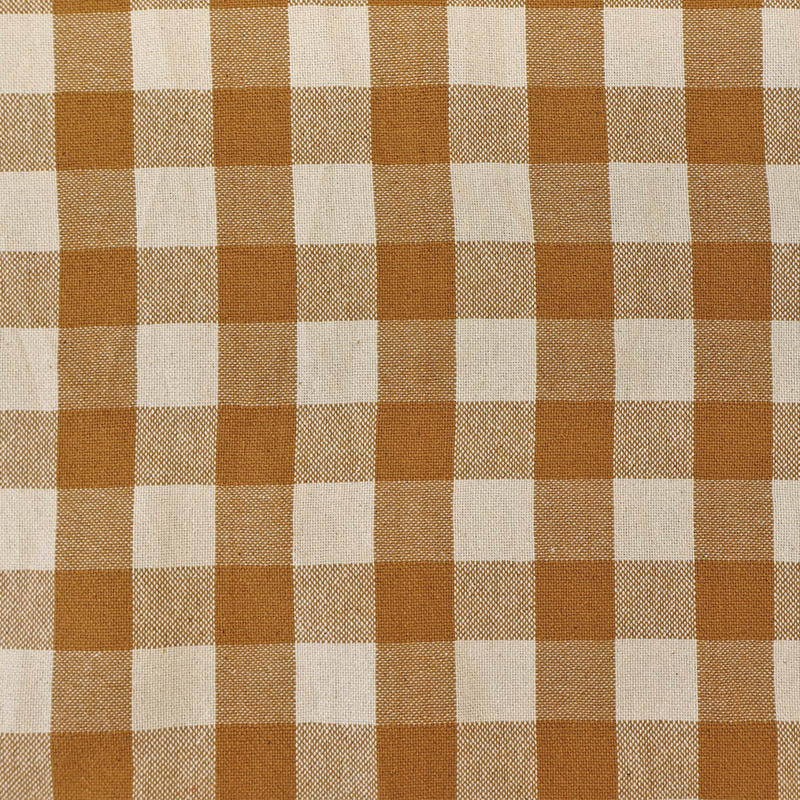 Indian Cotton - 2.7cm Gingham - Honey