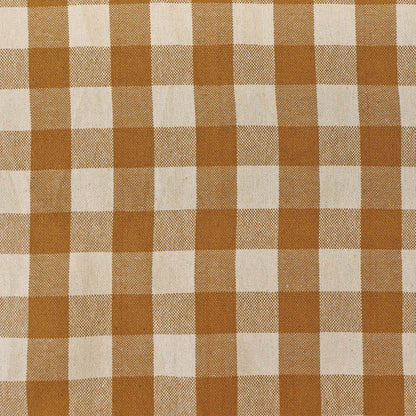 Indian Cotton - 2.7cm Gingham - Honey