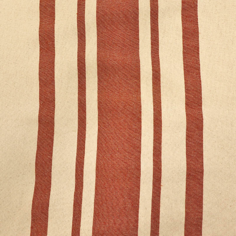 Indian Cotton - BIG Stripe - Ginger Nut