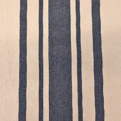Indian Cotton - BIG Stripe - Washed Navy