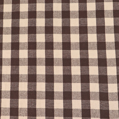 Indian Cotton - 2.7cm Gingham - Chocolate