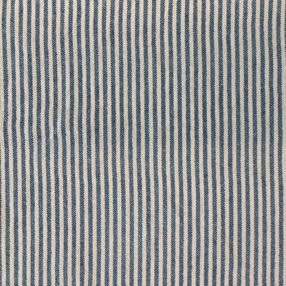 Indian Cotton - Thin Line - Denim Blue