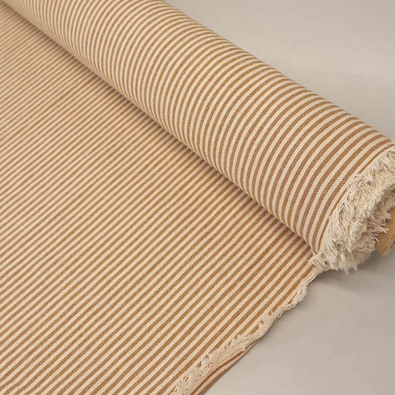 Indian Cotton - Thin Line - Honey