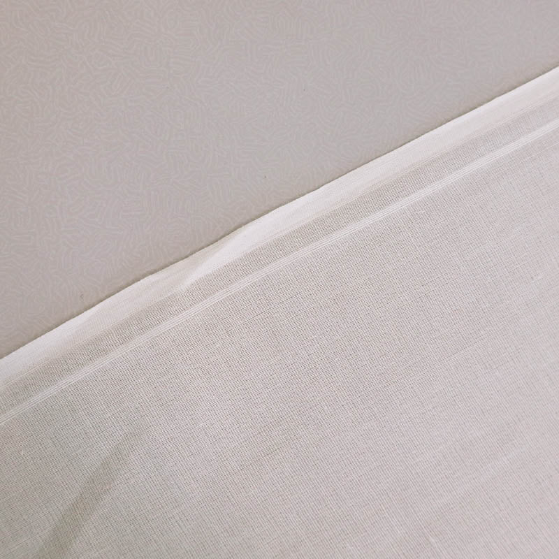 Cream 100% Cotton Mull Fabric