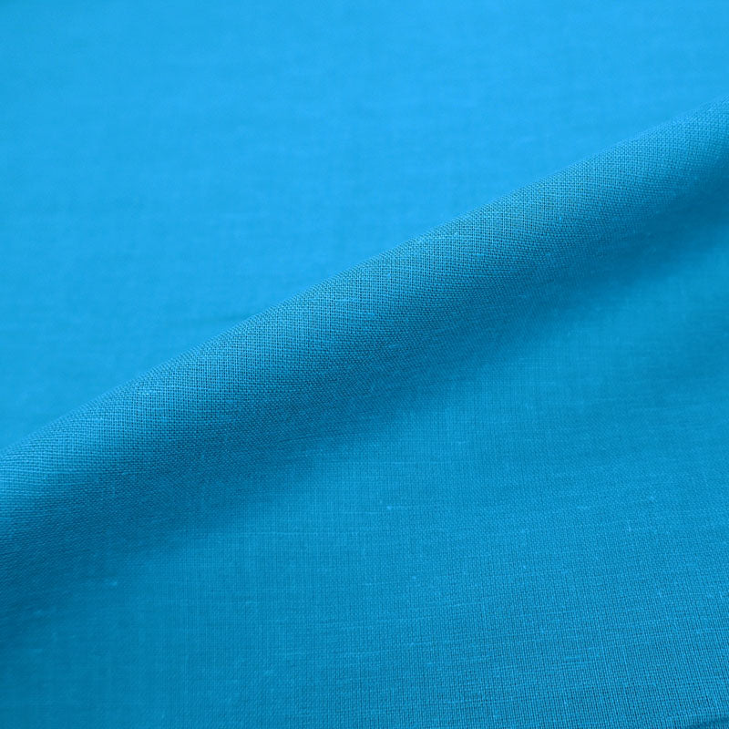 100% Cotton Voile Fabric - Bright Blue