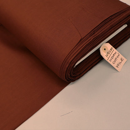 Indian Cotton Voile - Chocolate Brown