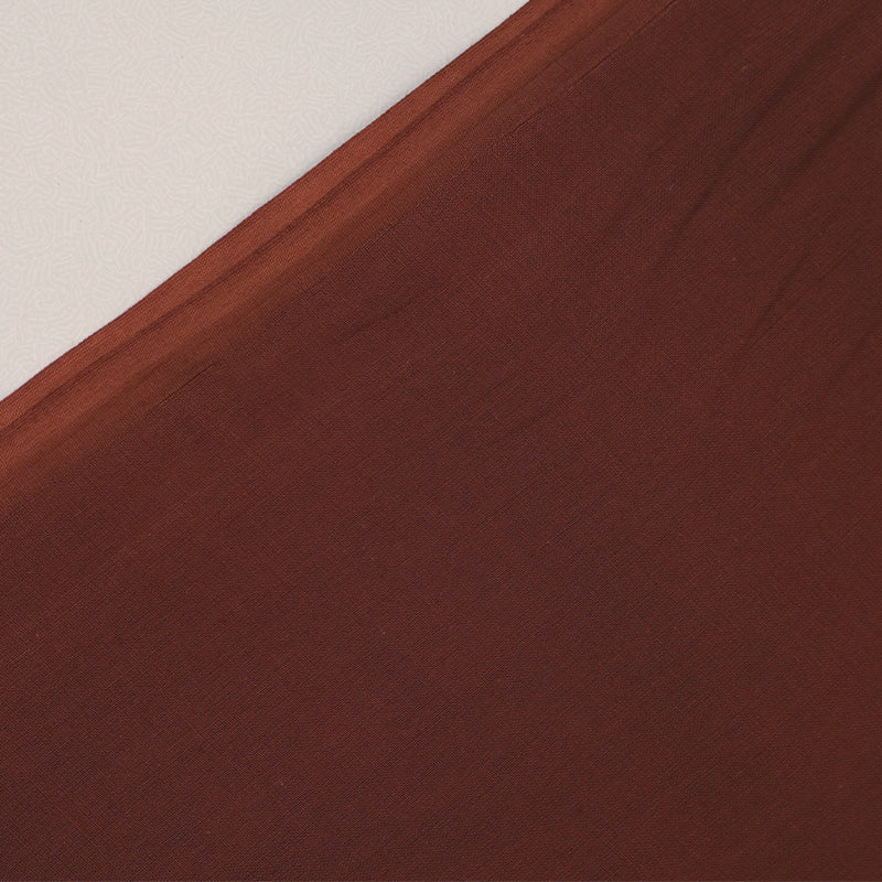 Indian Cotton Voile - Chocolate Brown