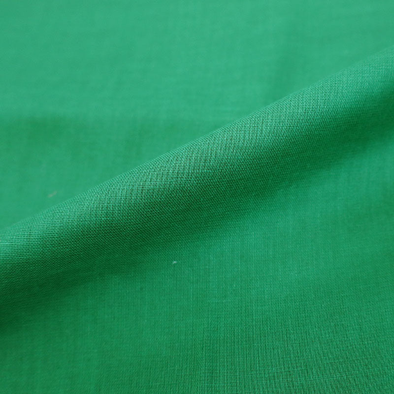 100% Cotton Voile Fabric - Emerald Green