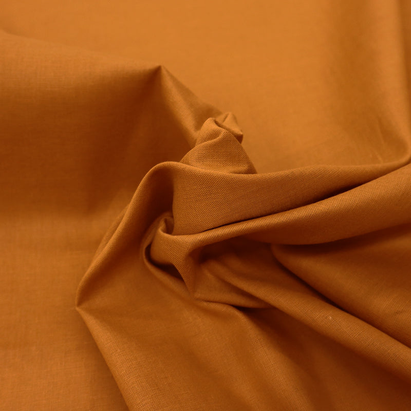 Indian Cotton Voile - Golden Brown