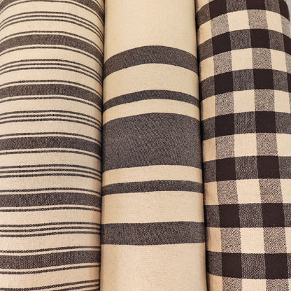 Indian Cotton - 2.7cm Gingham - Chocolate