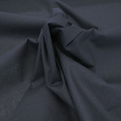 100% Cotton Iron On Fusible Interfacing Fabric - Black