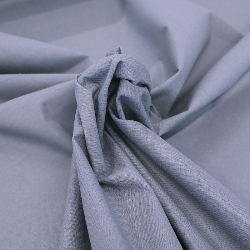 100% woven Cotton Grey Iron On Interfacing Fabric 