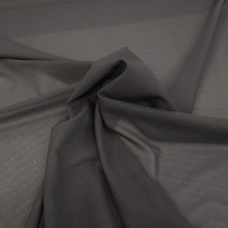Iron on Polyester Knit Interfacing Fabric - Black
