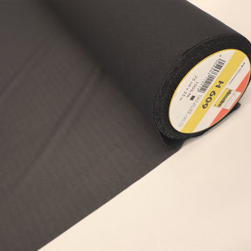 Iron on Polyester Knit Interfacing Fabric - Black

