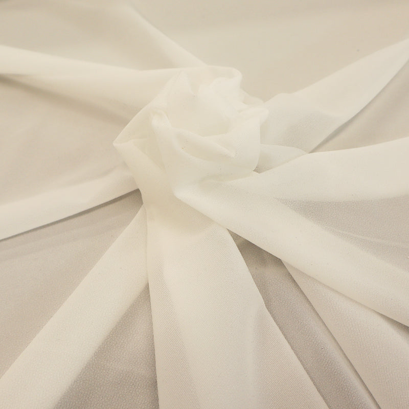 Iron on Polyester Knit Interfacing Fabric - White