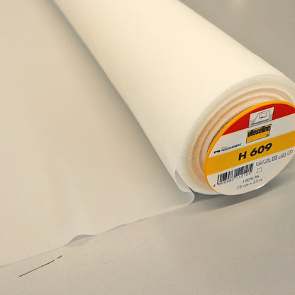 Iron on Polyester Knit Interfacing Fabric - White
