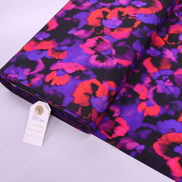 100% LENZING™ ECOVERO™ Viscose
Fabric - Purple and Pink Floral