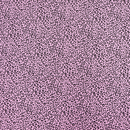 Leopard Print Cotton - Mini - Pale Pink