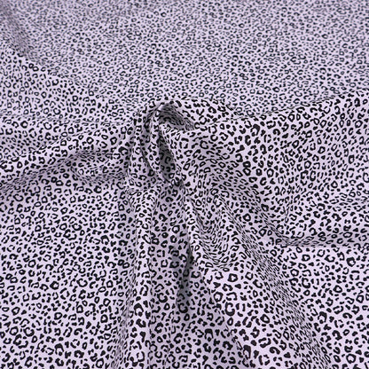 Leopard Print Cotton - Mini - White