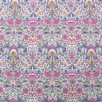 Liberty Fabrics Pink and Lilac Lodden  Tana Lawn™ Cotton