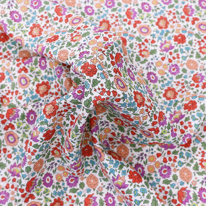 55% Linen 45% Cotton Liberty Fabrics Floral - D'Anjo Augusta