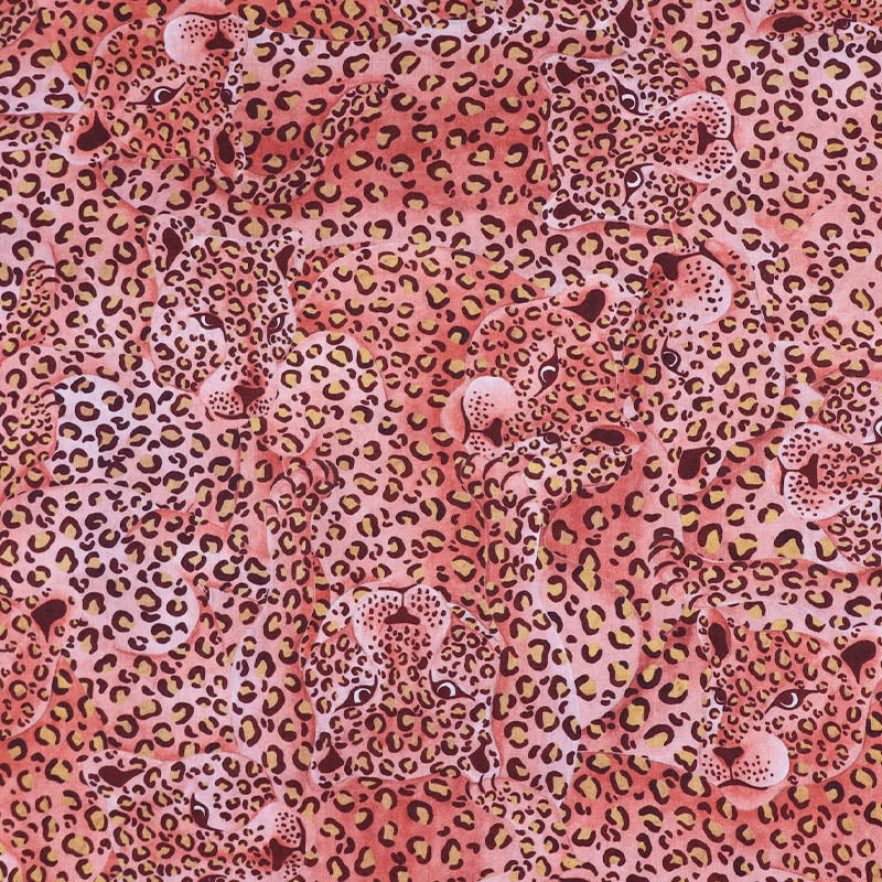 100% Cotton Liberty Fabrics Cotton Lawn - Camo - Orange