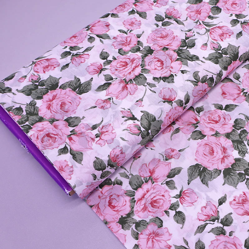 100% Cotton Liberty Fabrics Pink Floral Cotton Tana Lawn™