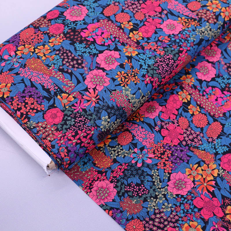 Liberty Fabrics Cotton Tana Lawn™ - Ciara Blue and pink floral