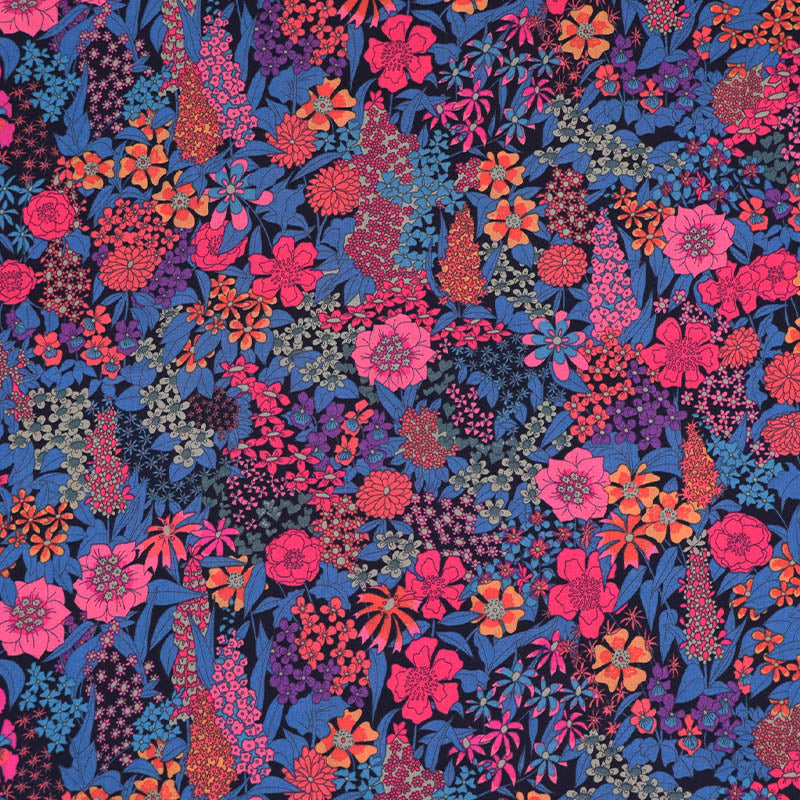 Liberty Fabrics Cotton Tana Lawn™ - Ciara Blue and pink floral