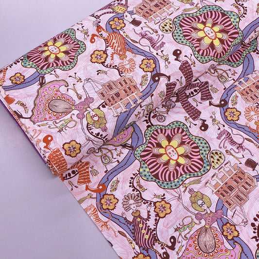 Liberty Fabrics Tana Lawn™ - Grayson Perry - Shirley Smith - White