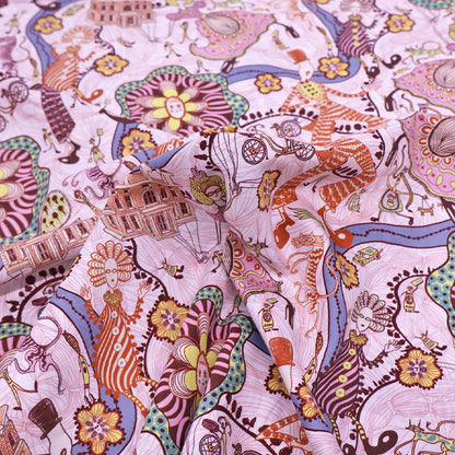 Liberty Fabrics Tana Lawn™ - Grayson Perry - Shirley Smith - White