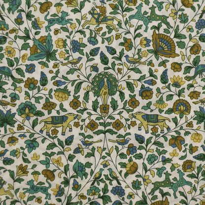 Green Floral Liberty Fabrics Tana Lawn Cotton Imran