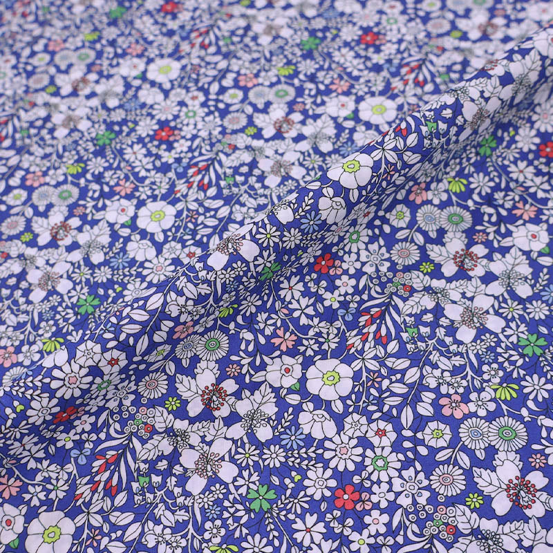 100% Cotton Lawn Liberty Fabrics Tana Lawn™ Cotton - Royal Blue