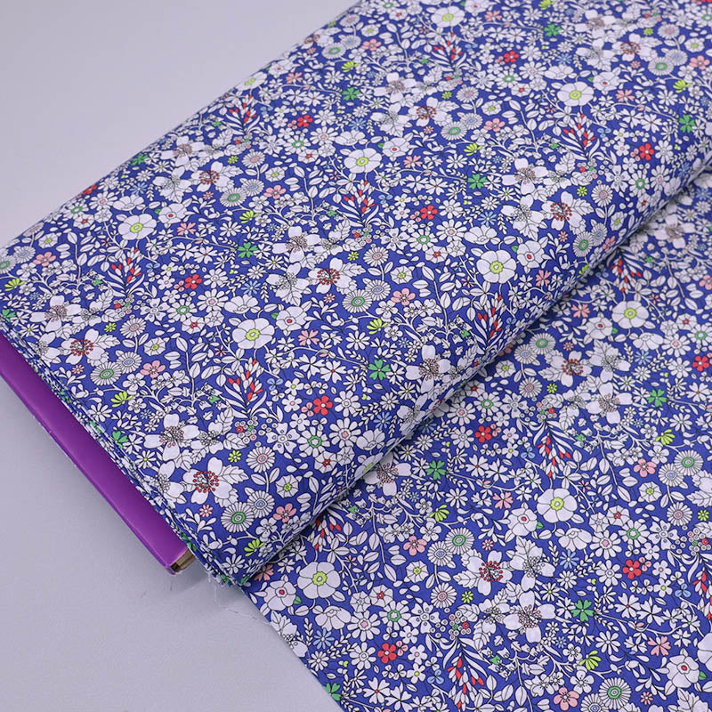 100% Cotton Lawn Liberty Fabrics Tana Lawn™ Cotton - Royal Blue