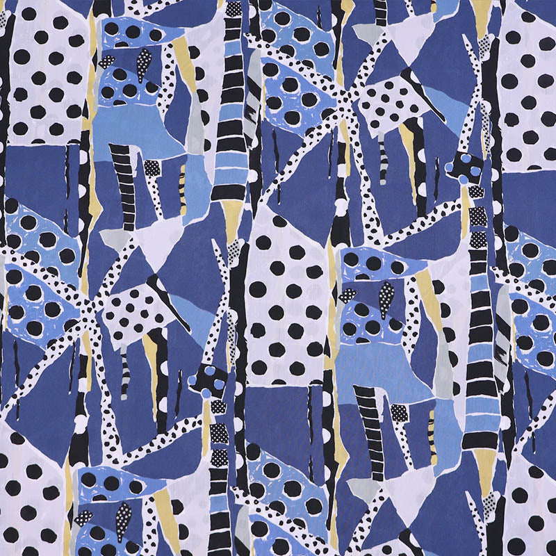 100% Cotton Liberty Fabrics Cotton Lawn - Krasner B - Blue