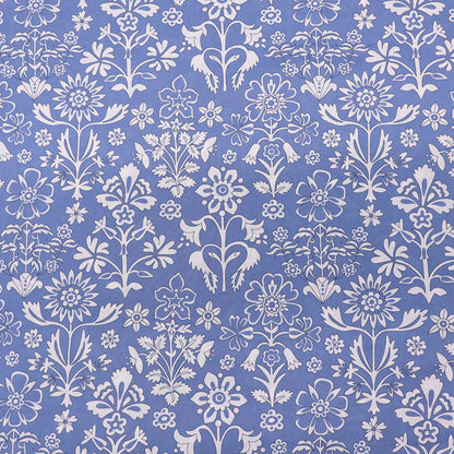 100% Cotton Lawn Pale Blue and White Floral Liberty Fabric