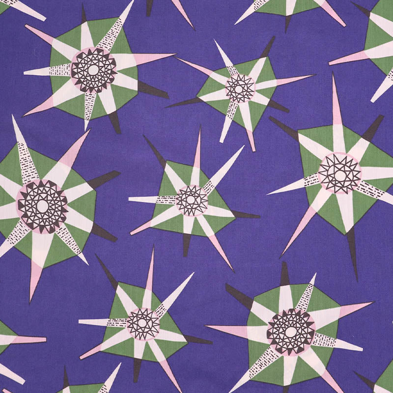 100% Cotton Liberty Fabrics Tana Lawn™ Cotton - Meteor - Purple