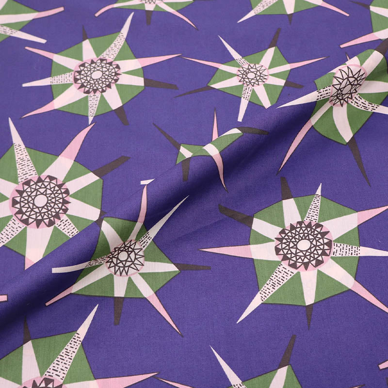 100% Cotton Liberty Fabrics Tana Lawn™ Cotton - Meteor - Purple